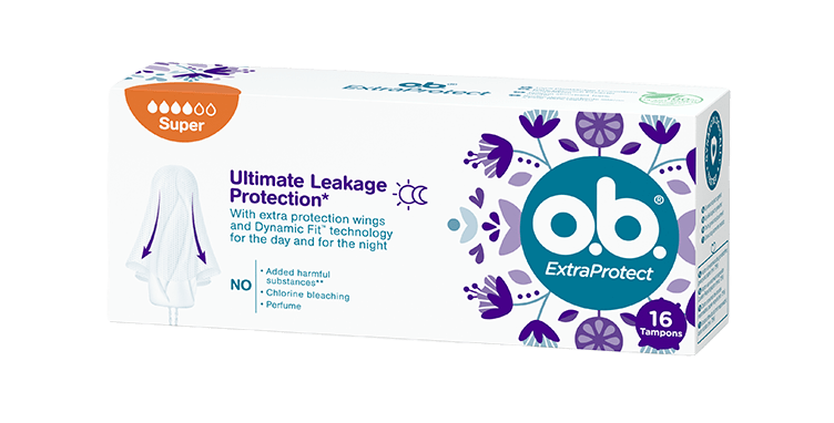 o.b.® Tampons ExtraProtect Super 16 Stück