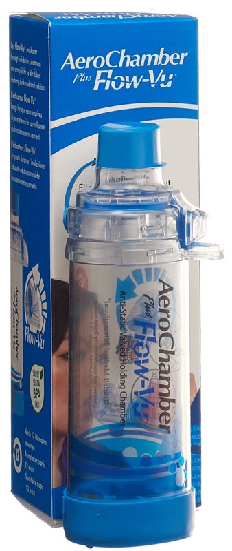 AeroChamber PLUS Flow-Vu senza maschera blu