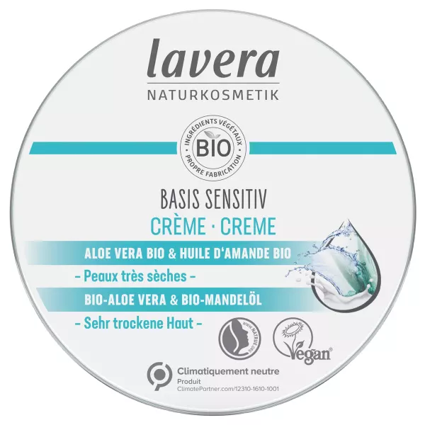 Lavera Basis Sensitive Cream All-Round Aloe Vera e Olio di Mandorle 150ml