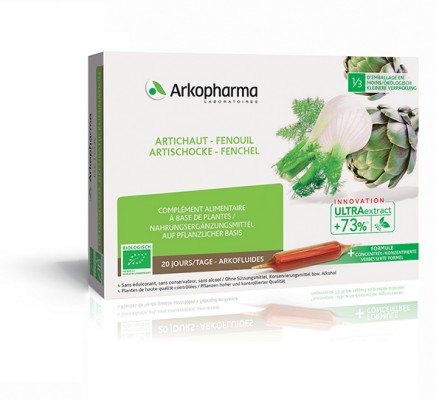 Arkofluides® Carciofo Finocchio Biologico 20 fiale 10 ml