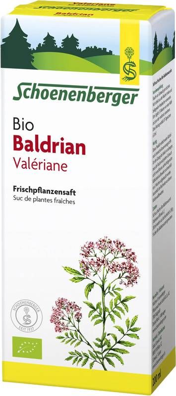 Schoenenberger Valeriana Succo Vegetale Fresco Biologico Fl 200ml
