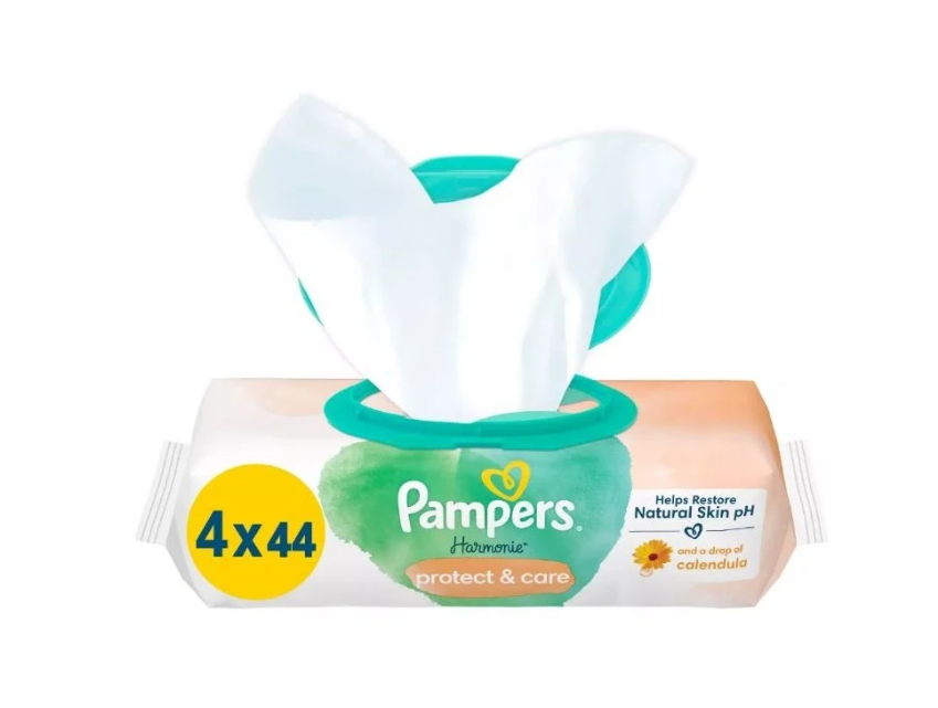 Pampers Salviette umidificate Harmony Calendula 44 pezzi