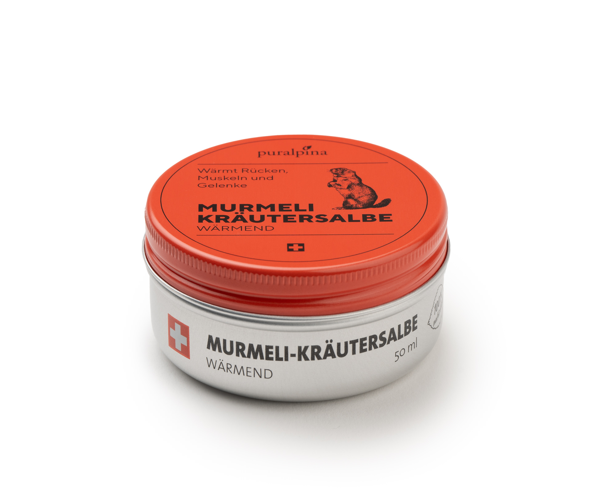 puralpina Murmeli unguento alle erbe riscaldante 50ml