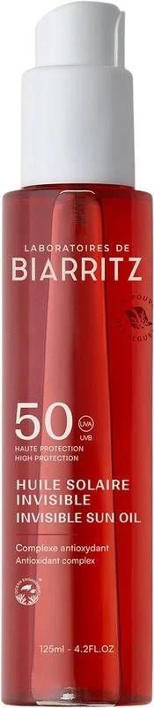 Laboratoires de Biarritz Olio solare invisibile SPF50 125ml