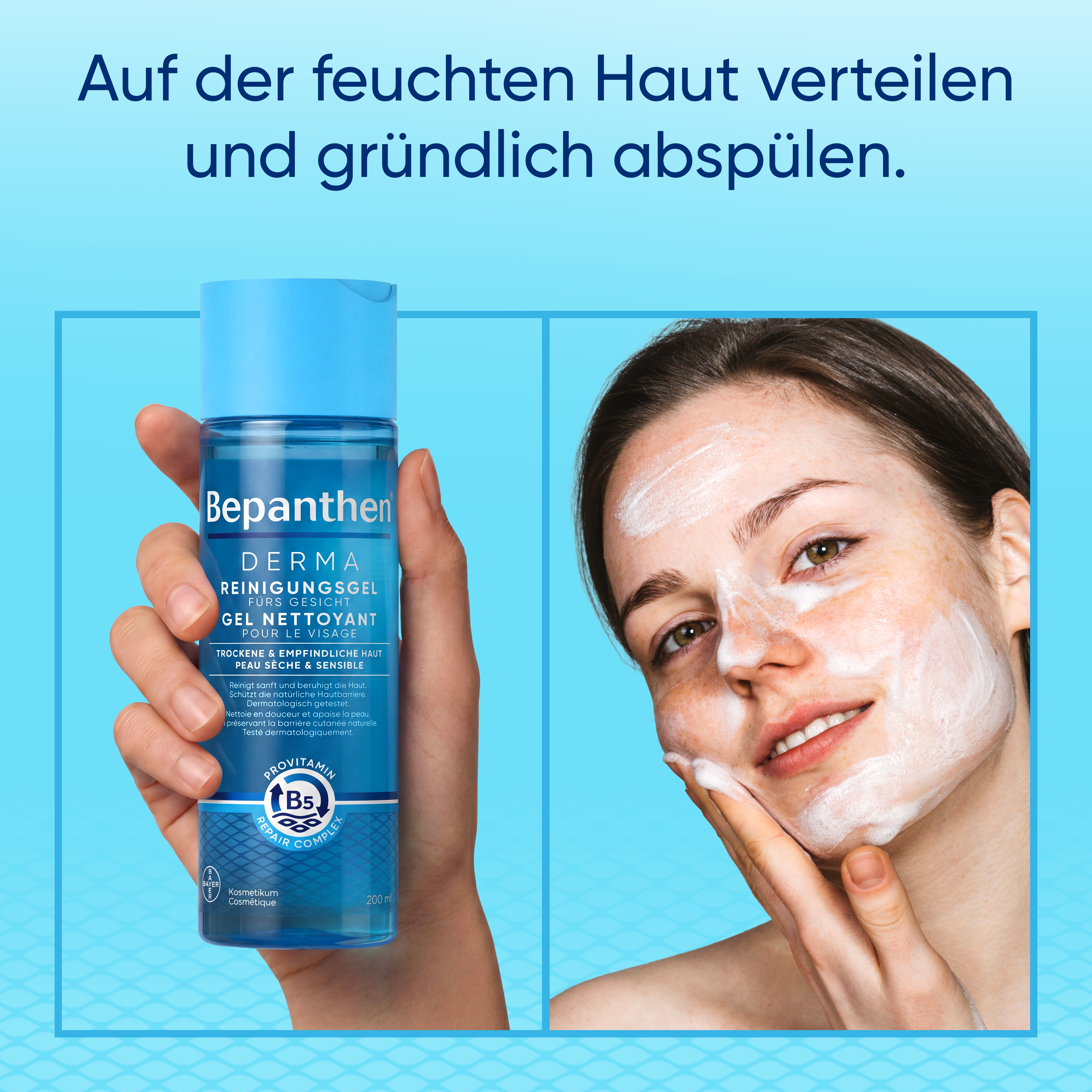 Bepanthen® DERMA gel detergente per il viso 200ml
