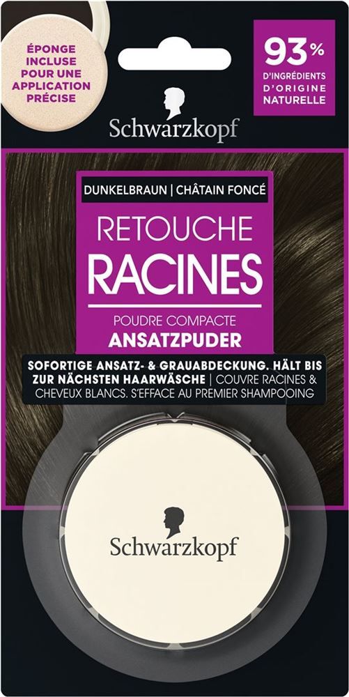 RETOUCHE RACINES Polvere da ricamo marrone scuro