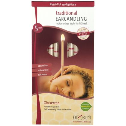 Candele auricolari tradizionali Biosun 5 paia