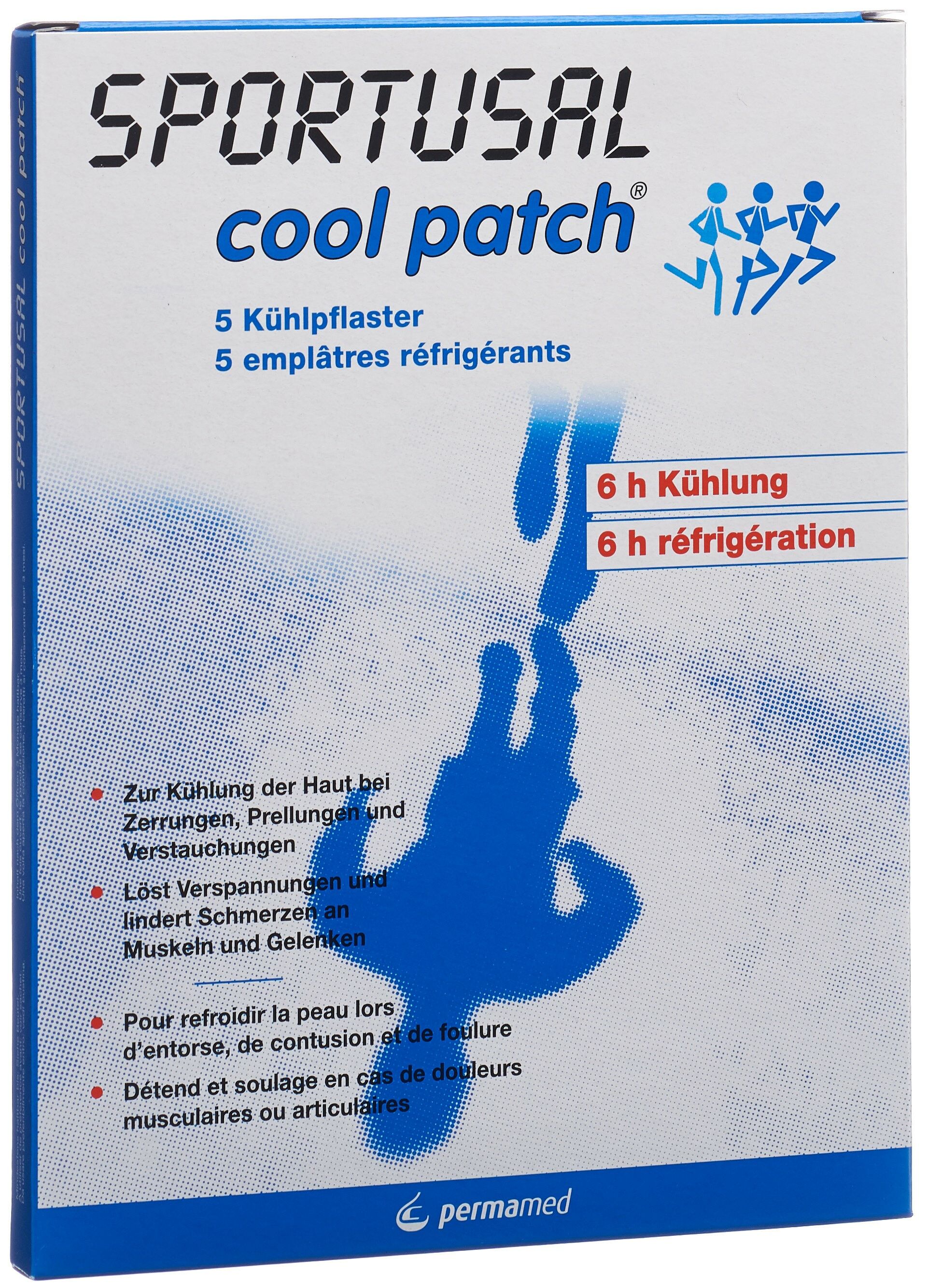 SPORTUSAL Cool Patch 5 pezzi
