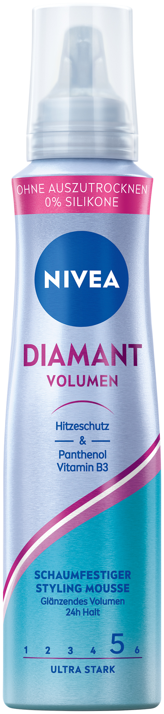 Nivea mousse volume diamante 150ml