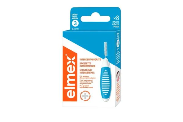 ELMEX scovolini interdentali 0,6 mm blu 8 pezzi