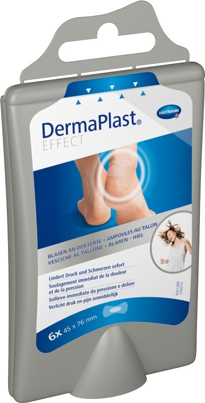 DermaPlast® Cerotti per vesciche a effetto per il tallone 6 pezzi