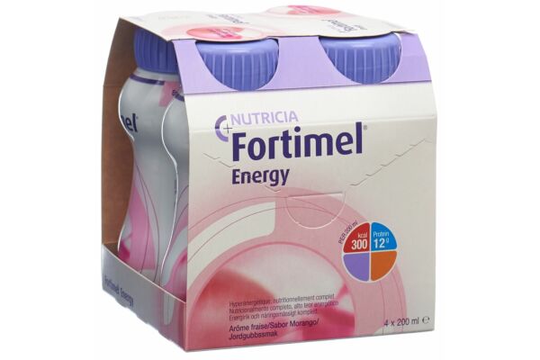 Fortimel Energy Erdbeer 4 x 200ml