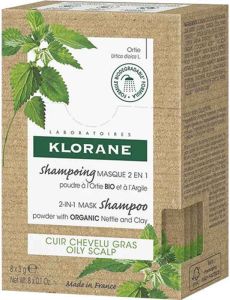 Klorane Maschera Shampoo all'Ortica Bio 8 x 3g