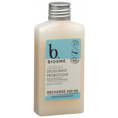 Biosme Deodorant probiotisch Bleu océan Nachfüllpackung Fl 100ml