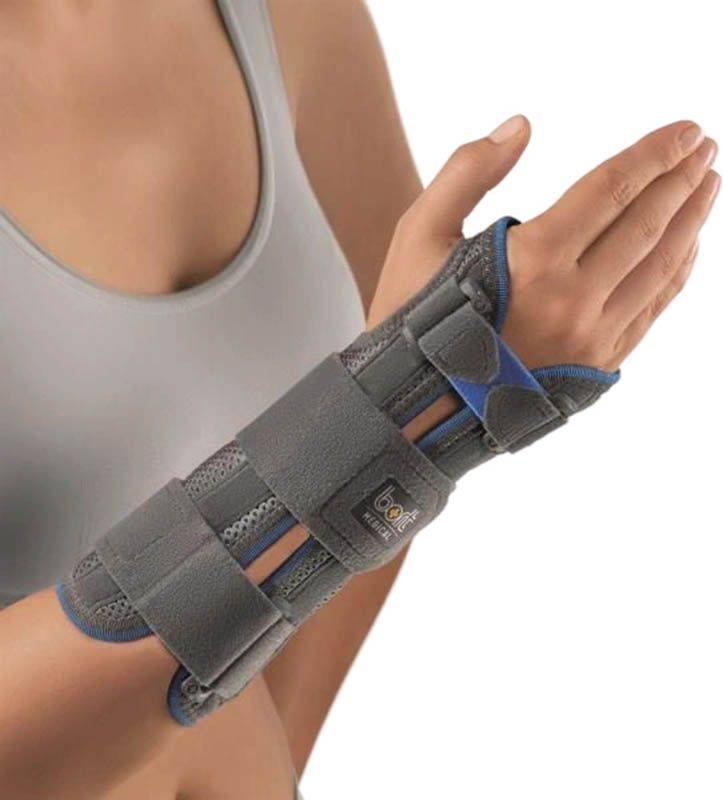 BORT Manustabil Cinturino da polso -21cm GrL 25cm grigio