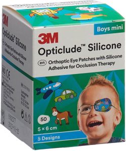 3M Opticlude Benda oculare in silicone 5x6cm Mini Ragazzi 50 pezzi
