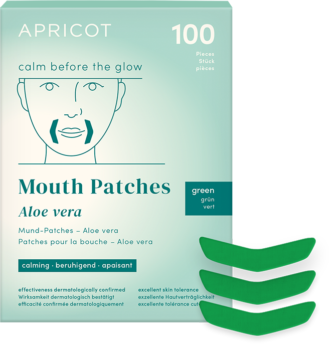 APRICOT Mouth Pat Aloe Vera calma bef glow