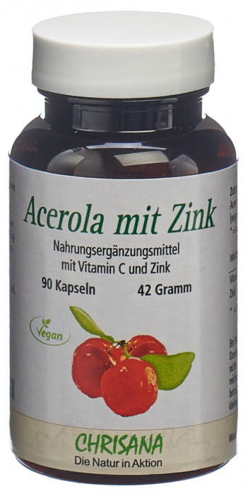 Chrisana Acerola Vitamina C in capsule con zinco 90 Capsule