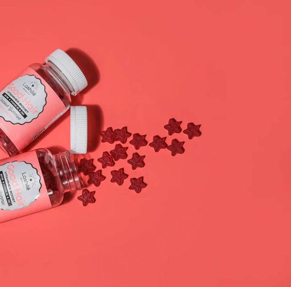 3x Lashilé Good Hair Gummies flacone 60 pezzi 