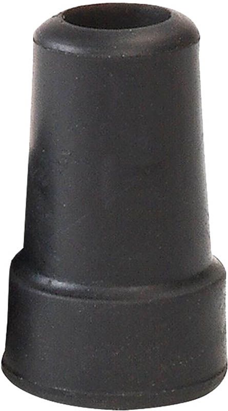 Sahag cane cap nero 16mm canna in metallo con inserto in acciaio