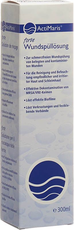 ActiMaris® forte soluzione per l'irrigazione delle ferite flacone 300ml