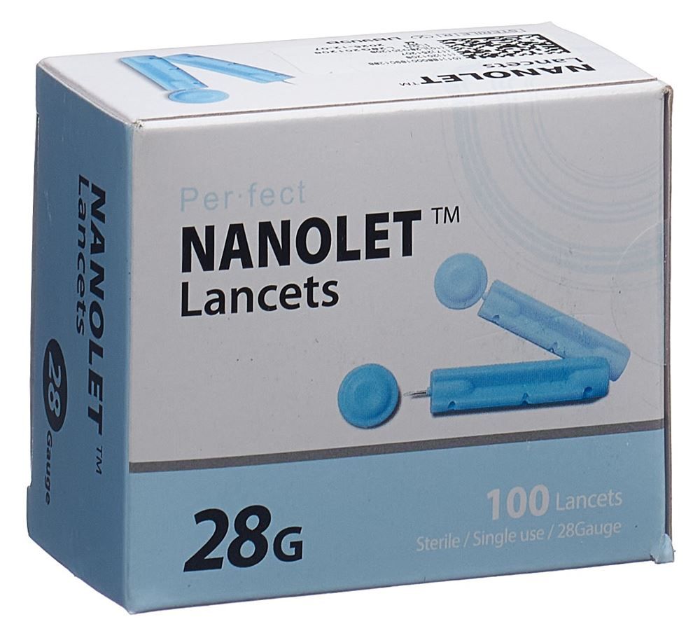 Lancette NANOLET 28G Scatola 100 pezzi