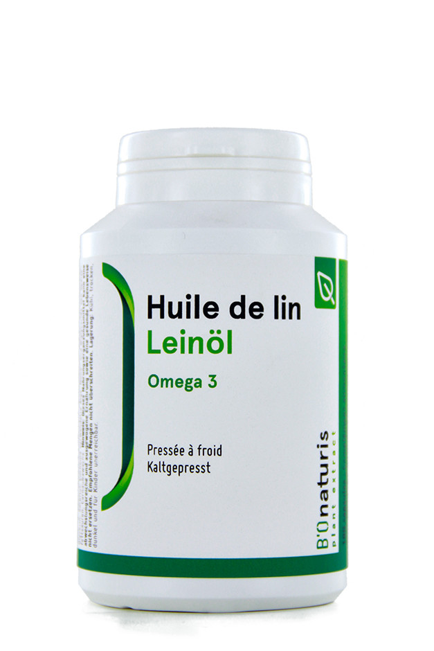 Capsule di olio di lino BIOnaturis 500mg 180 pezzi