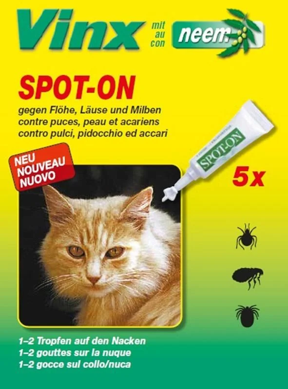 VINX Bio Spot On gocce con neem cat 5 x 1 m