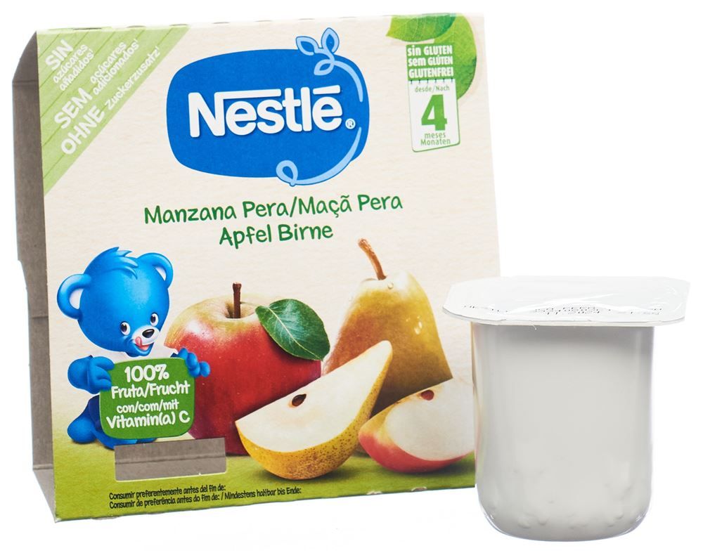 Nestlé Composta di mele e pere 4 x 100g