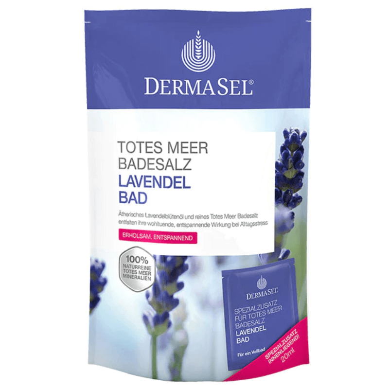 DermaSel Badesalz Lavendel Btl 400g