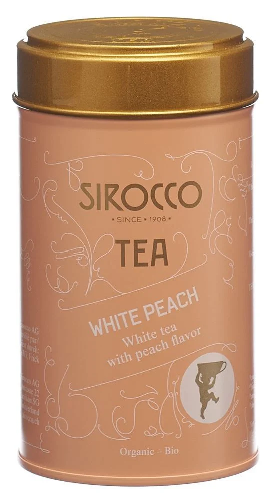 Lattina di tè Sirocco Pesca Bianca Media Ds 80g