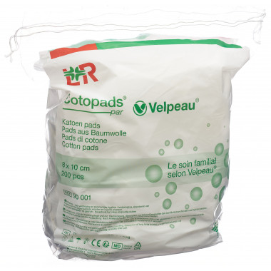 Cotopads Velpeau 8x10cm Btl 200 pezzi