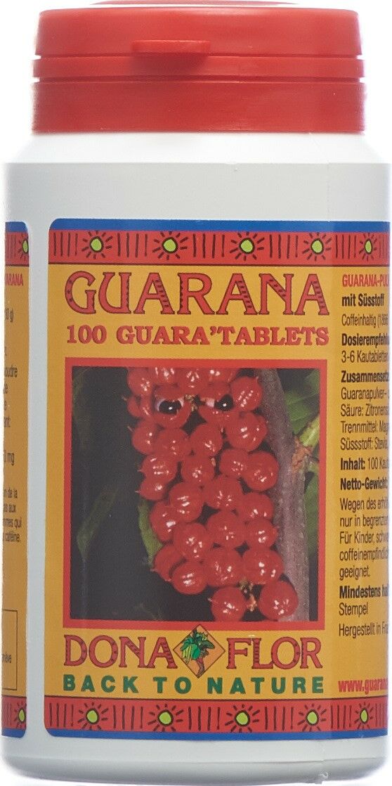 Guarana Dona Flor compresse masticabili 100 pezzi