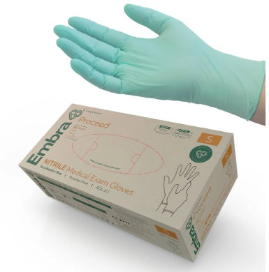 Guanti da esplorazione EMBRA S nitrile 200 pz.