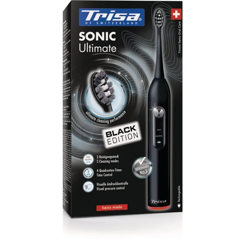 Spazzolino elettrico Trisa Sonic Ultimate Black Edit