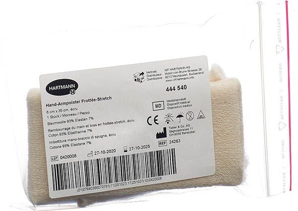 TOBLER cuscinetto elastico in spugna 6cmx35cm mani braccia