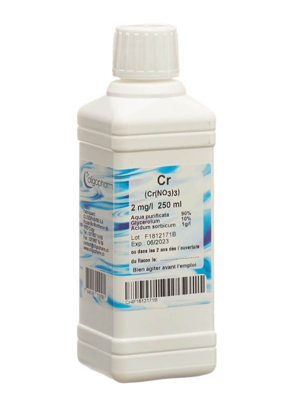 OLIGOPHARM Soluzione di cromo 2 mg/l 250ml