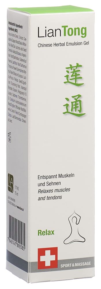 LianTong Gel Emulsione alle Erbe Cinesi Relax 75ml