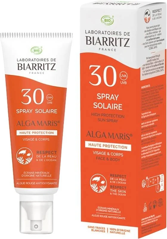 Laboratoires de Biarritz Spray solare SPF30 Flacone 100ml