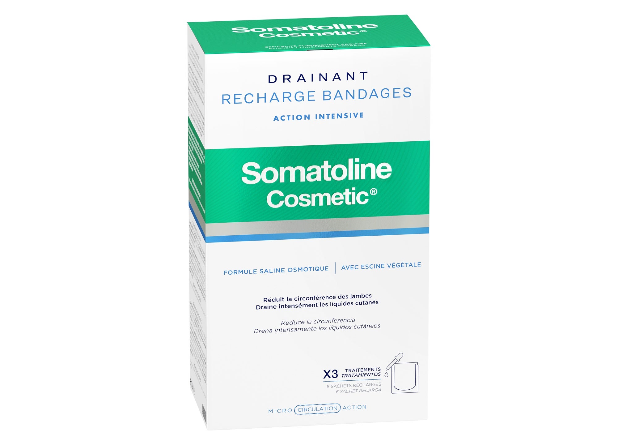 Somatoline Nachfüll-Kit für Binden Refill Serum 6 x 70ml