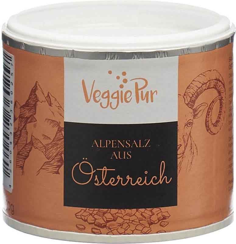 Sale alpino VeggiePur dall'Austria 150g