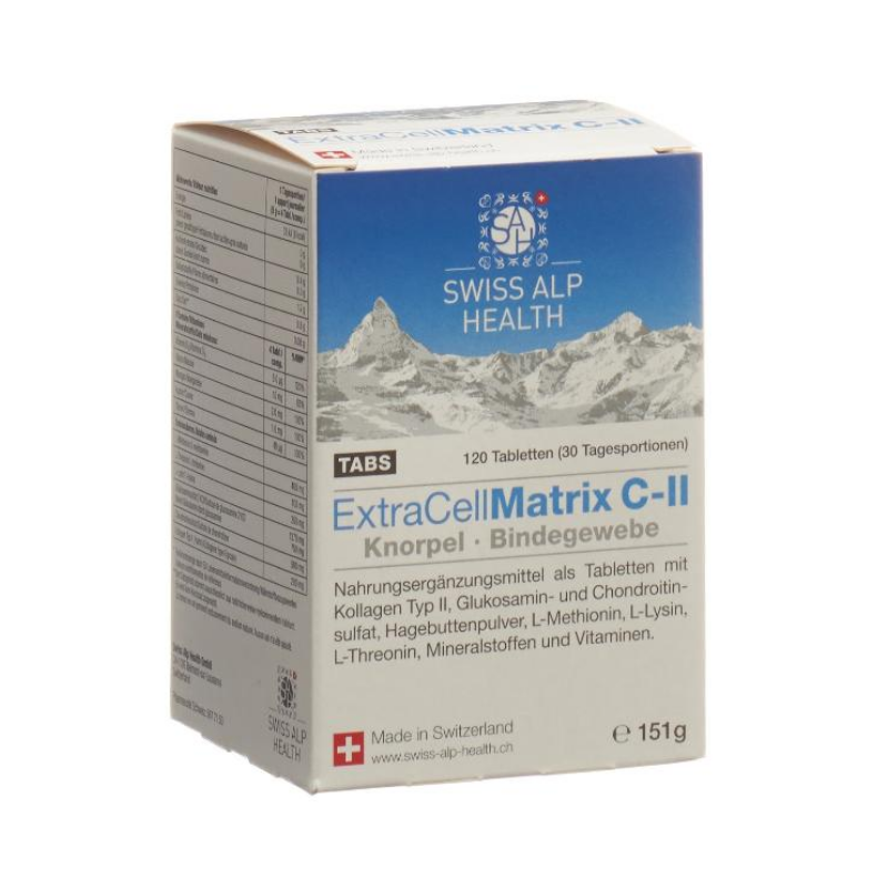 EXTRA CELL Matrix C-II TABS per articolazioni 120 pezzi