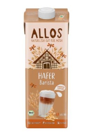 ALLOS Bevanda per baristi all'avena Tetra 1 litro