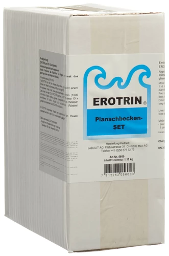 Set per piscina EROTRIN antialghe/cloro 1,2 kg