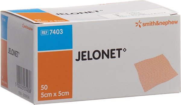 Jelonet garza di paraffina 5cmx5cm sterile 50 pezzi