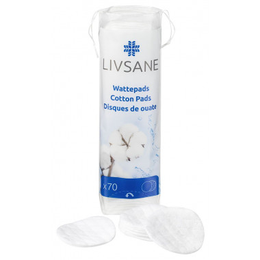 Livsane Wattepads 70 Stück