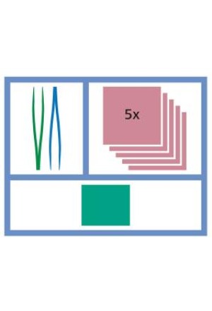 Set di medicazione per ferite MediSet 479168