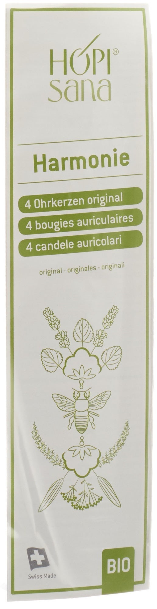 Hopisana candele per orecchie verde armonia 4 pezzi