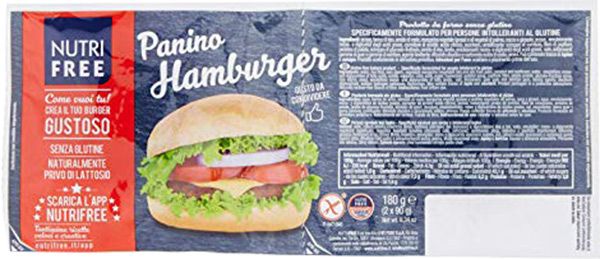 NUTRIFREE Panino hamburger senza glutine 2 x 90g