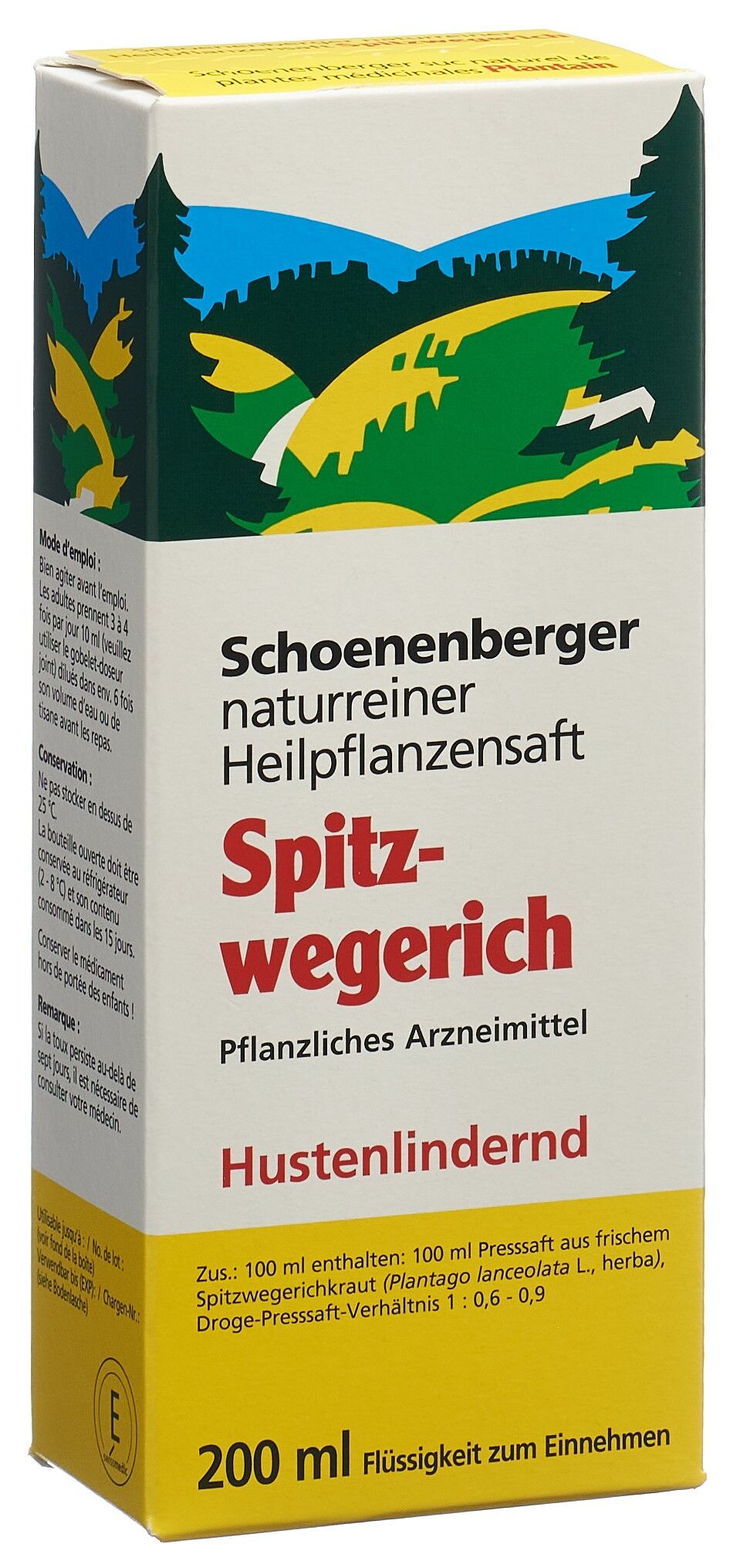 Schoenenberger Spitzwegerich Heilpflanzensaft 200ml